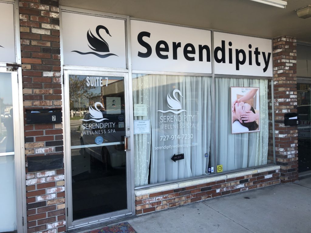 Front of Serendipity Wellness Spa St. Pete Florida