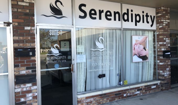 Front of Serendipity Wellness Spa St. Pete Florida
